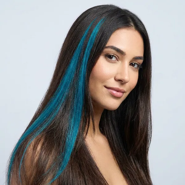 Sky_Blue_Straight_Clip_In_Hair_Extension_For_Women