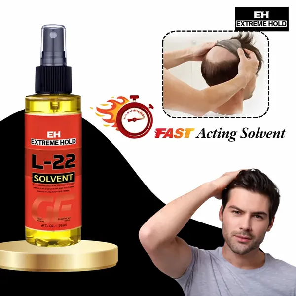 L-22_Solvent_Spray_118Ml_|_Wig_Adhesive_Remover_For_Lace,_Hair_Patch,_Toupee_&_Extensions