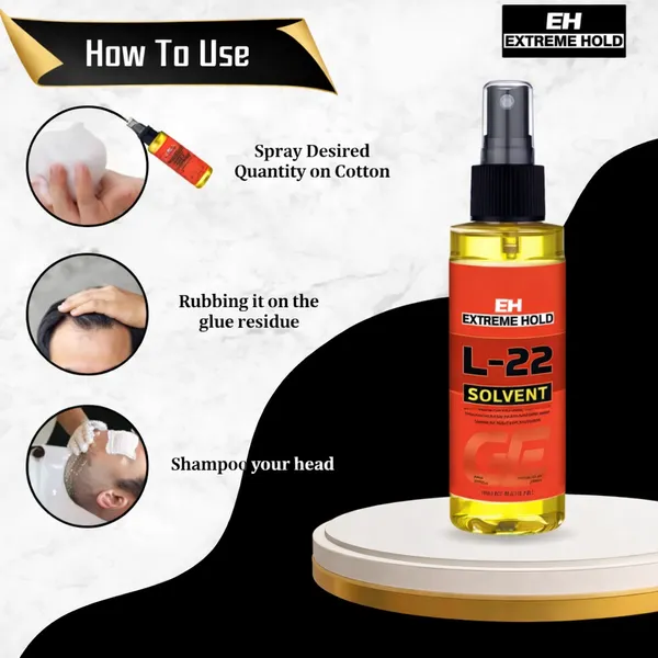L-22_Solvent_Spray_118Ml_|_Wig_Adhesive_Remover_For_Lace,_Hair_Patch,_Toupee_&_Extensions
