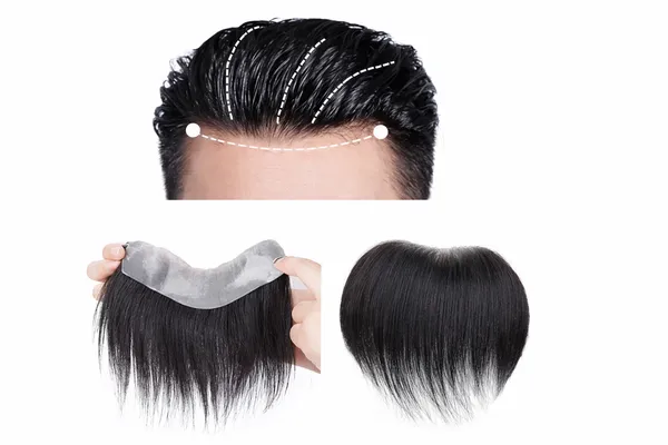 100%_Natural_Men_Frontal_Line_Patch_For_Covering_Male_Receding_Line_Hair_Extension