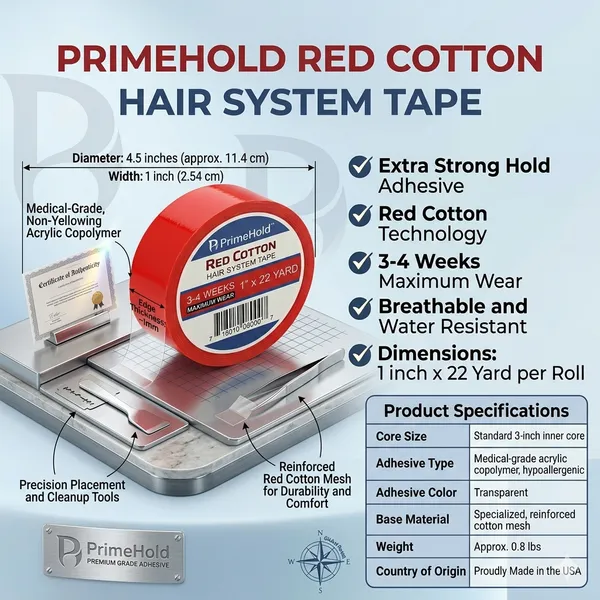 Primehold_Red_Cotton_Hair_System_Tape_|_Strong_Hold_Wig,_Toupee_&_Hair_Patch_Adhesive_|_Waterproof_Double-Sided_Wig_Tape