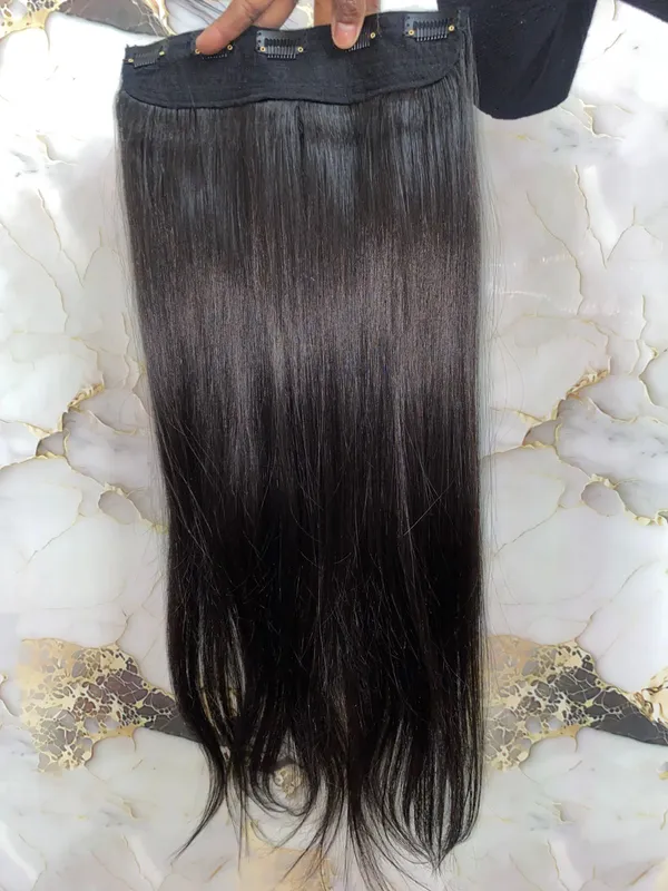 100%_Original_4Pc_Clips_In_Volumizer_For_Women_&_Girls_Blend_With_Your_Own_Hair_Extension