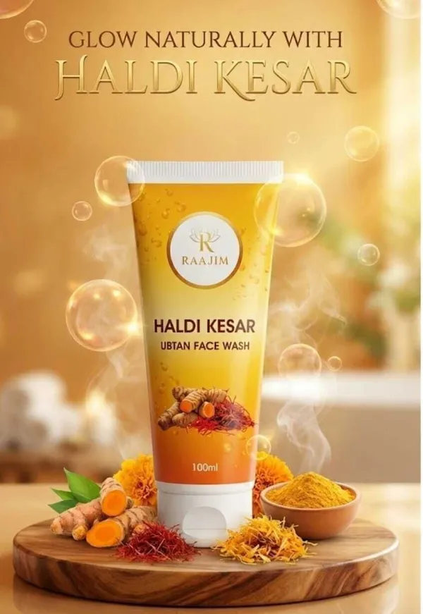 Raajim_Haldi_Kesar_Ubtan_100_Ml_|_Natural_Glow_Cleanser_With_Turmeric_And_Saffron_|_Brightening_And_Tan_Removal_Face_Wash