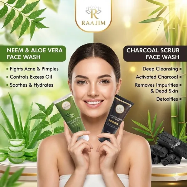 Raajim_Neem_And_Aloe_Vera_100_Ml_And_Charcoal_Scrub_100_Ml_|_Acne_Control_And_Deep_Cleansing_Combo_Face_Wash