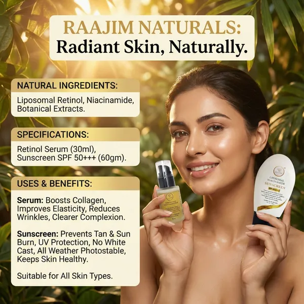 Raajim_Liposomal_Niacinamide_Sunscreen_Spf_50_60_Gm_And_Liposomal_Retinol_Serum_30_Ml