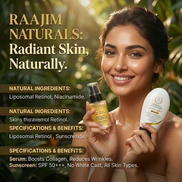 Raajim_Liposomal_Niacinamide_Sunscreen_Spf_50_60_Gm_And_Liposomal_Retinol_Serum_30_Ml