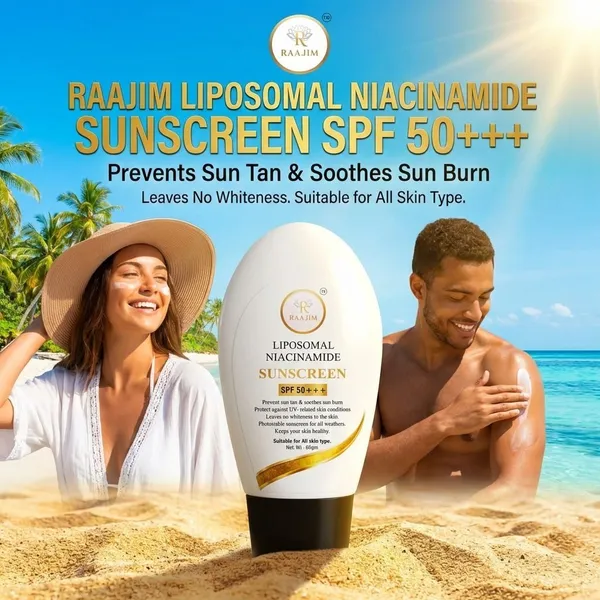 Raajim_Liposomal_Niacinamide_Sunscreen_Spf_50+++_Pa+++_60_Gm
