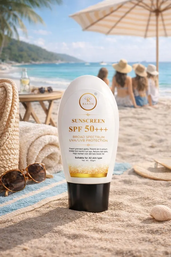 Raajim_Sunscreen_Spf_50_Pa+++_Broad_Spectrum_Uva_Uvb_Protection_60_Gm