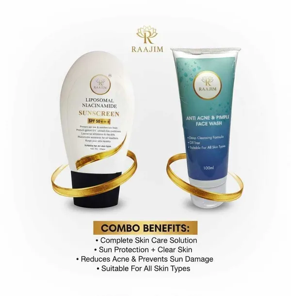 Raajim_Anti_Acne_And_Pimple_Face_Wash_100_Ml_And_Sunscreen_Spf_Broad_Spectrum_Protection_60_Gm_|_Men_And_Women_All_Skin_Types_Face_Wash