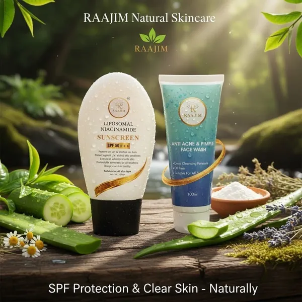Raajim_Anti_Acne_And_Pimple_Face_Wash_100_Ml_And_Sunscreen_Spf_Broad_Spectrum_Protection_60_Gm_|_Men_And_Women_All_Skin_Types_Face_Wash
