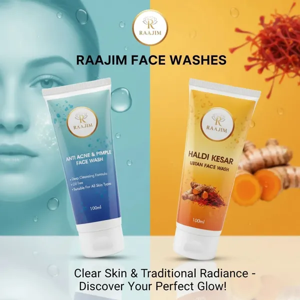 Raajim_Anti_Acne_And_Pimple_Face_Wash_100_Ml_And_Haldi_Kesar_Ubtan_100_Ml_Combo_|_Men_And_Women_All_Skin_Types_Face_Wash