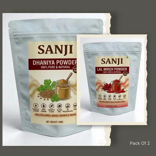 Premium_Dhaniya_Powder_(Coriander_Powder)_And_Lal_Mirch_Powder_-_100%_Pure_&_Natural_Chilli_Powder_(500G)_X_2