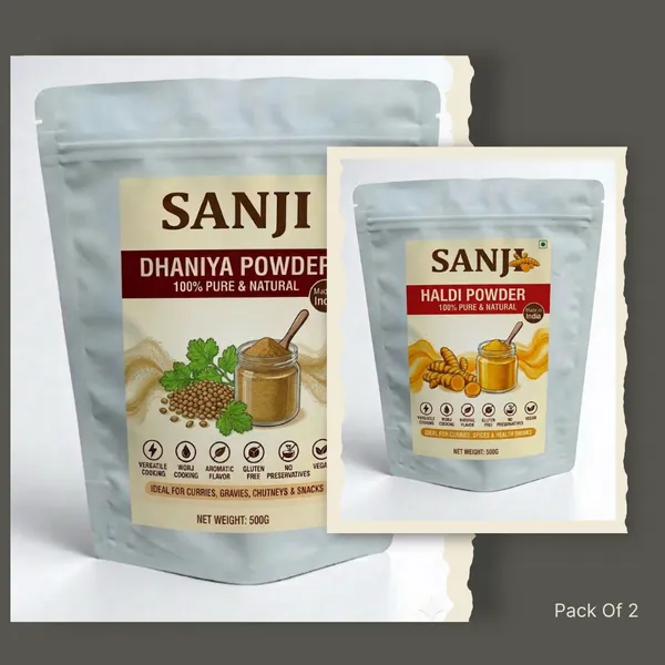 Premium_Haldi_Powder_(Turmeric_Powder)_And_Dhaniya_Powder_(Coriander_Powder)_-_100%_Pure_&_Natural,_500G_X_2