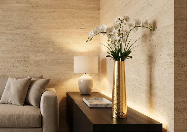 Gold_Hammeredvase_Tall_Tapered_Metal_Flower_Vase