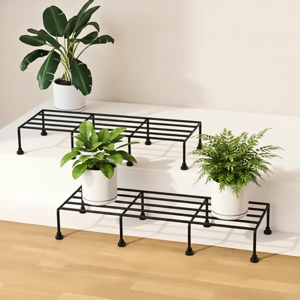 Black_Tiermetal_Plant_Stand_With_Grid_Pattern_Design