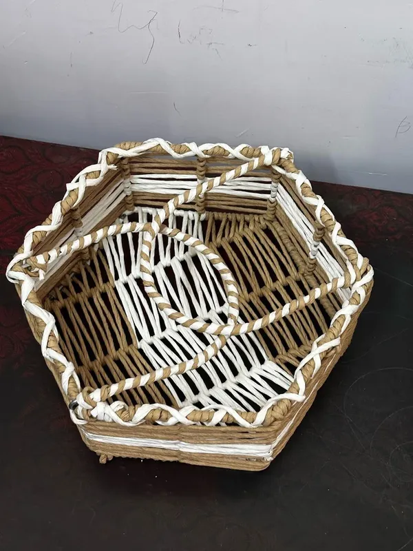 Natural_And_White_Handwoven_Hexagonal_Basket_With_Twisted_Handle_Natural_Andtwo_Tone