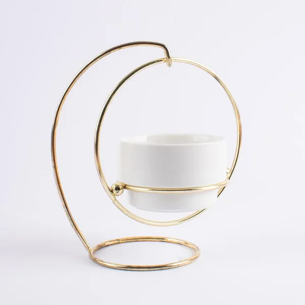 Gold_And_Black_Metal_Hanging_Planter_Stand_Withceramic_Pot
