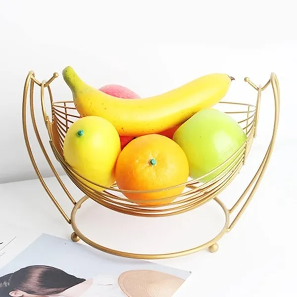 Gold_Wire_Fruit_Basket_Stand_With_Swinging_Design