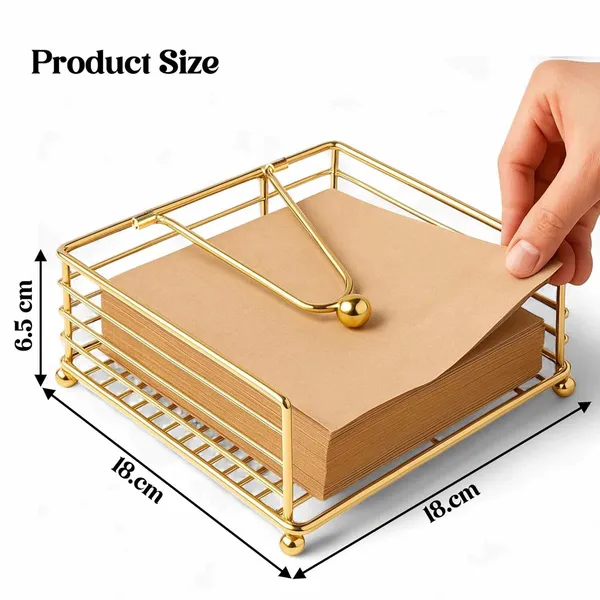 Gold_Wire_Napkin_Holder_With_Coaster