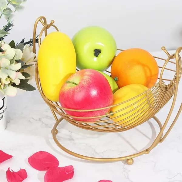 Gold_Wire_Fruit_Basket_Stand_With_Swinging_Design