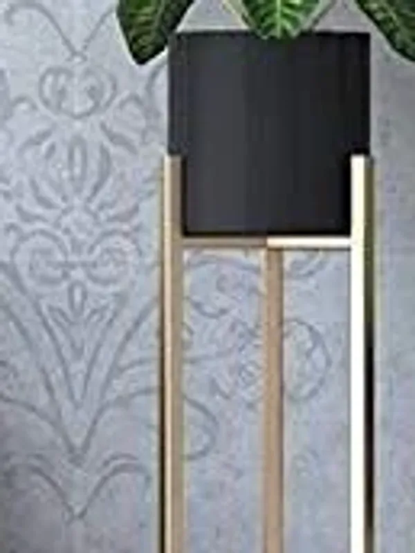 Gold_Modern_Metal_Plant_Stand_With_Planter_Pot