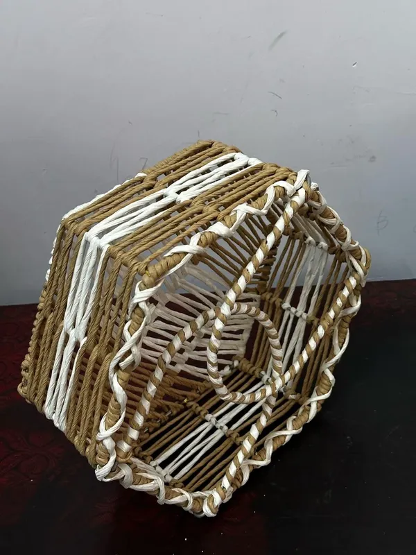 Natural_And_White_Handwoven_Hexagonal_Basket_With_Twisted_Handle_Natural_Andtwo_Tone