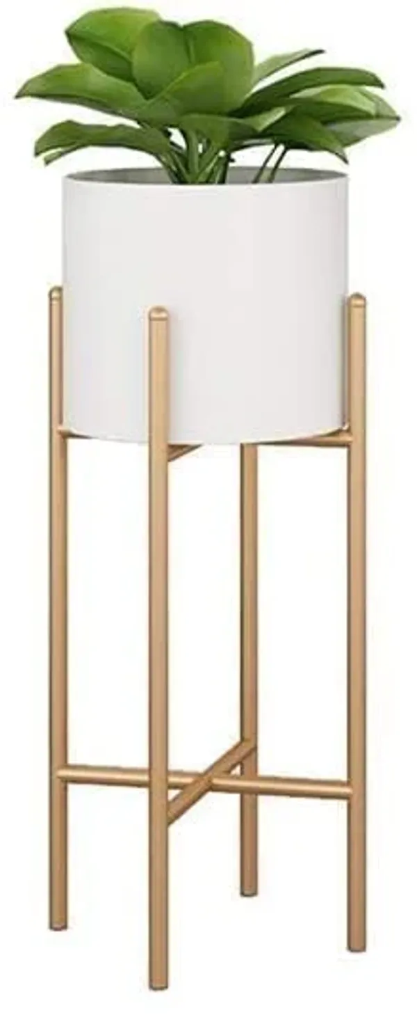 Gold_Modern_Minimalist_Plant_Stand_Withceramic_Pot