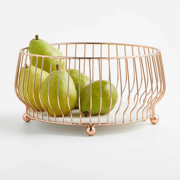Rose_Gold_Rosewire_Fruit_Basket_With_Ball_Feet