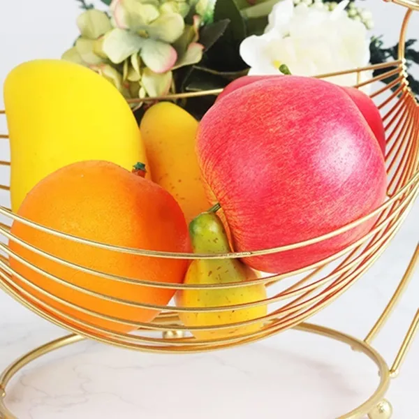 Gold_Wire_Fruit_Basket_Stand_With_Swinging_Design