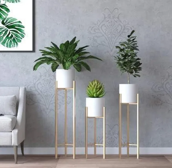 Gold_Modern_Minimalist_Metal_Plant_Stand_Frame_Floor_Planters_For_Home_Decor