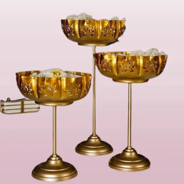 Gold_Decorative_Pedestal_Bowl_Set