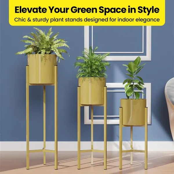 Gold_Metal_Plant_Stands_With_Cylindrical_Planters