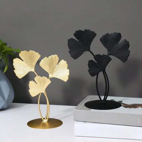 Gold_And_Black_Decorative_Ginkgo_Leaf_Metal_Sculpture_Showpiece