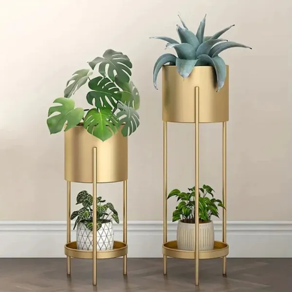 Gold_Tiermetal_Plant_Stand_With_Circular_Shelves_For_Indoor_Plants