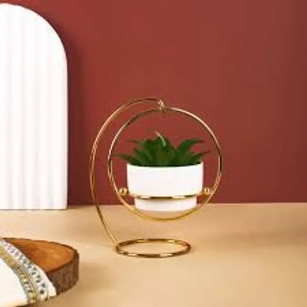 Gold_Modern_Spherical_Hanging_Plant_Holder_Stand_Withfinish