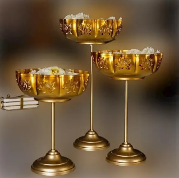 Gold_Decorative_Pedestal_Bowl_Set