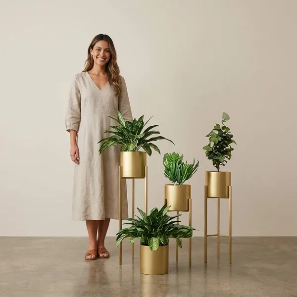 Gold_Metal_Plant_Stand_For_Home_Decor_Pack_Of_4
