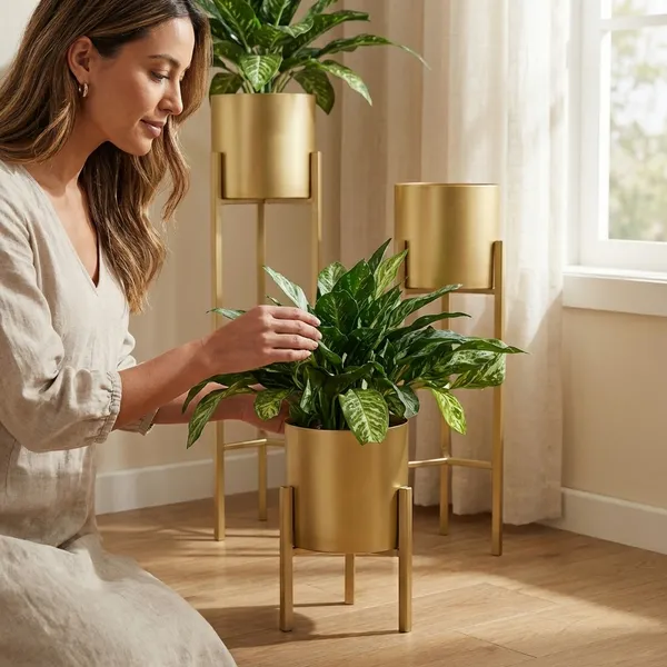 Gold_Metal_Plant_Stand_For_Home_Decor_Pack_Of_4