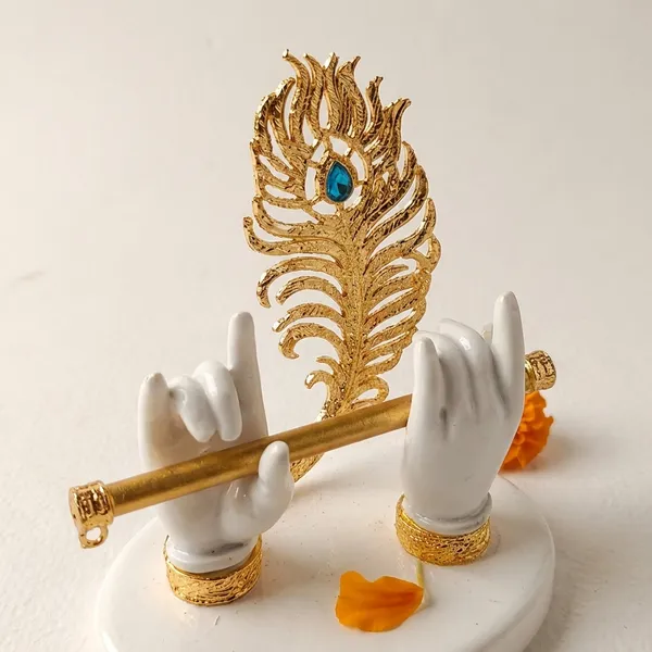 White_Krishna_Bansuri_Hand_Ideal_For_Gifting_And_Home_Decor_7_X_4_X_7_Cm