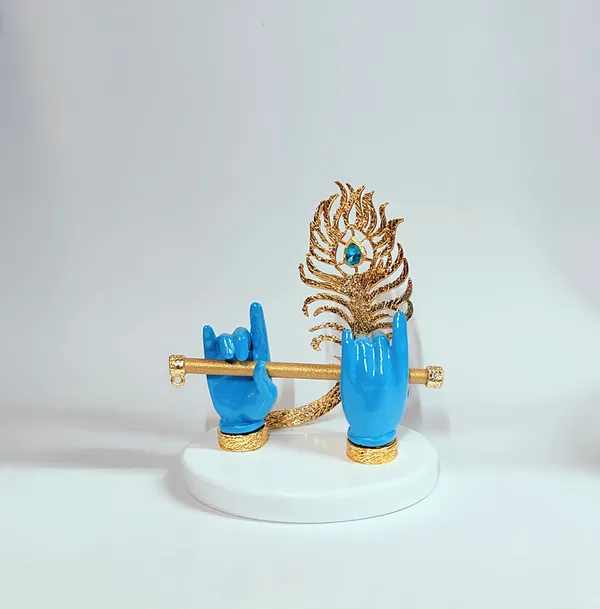 Blue_Krishna_Bansuri_Hand_Ideal_For_Gifting_And_Home_Decor_7_X_4_X_7_Cm