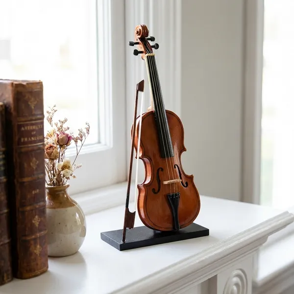 Red_Wooden_Violin_Miniature_Wooden_Violin_Miniature_For_Home_Decor_&_Gifting_5.5_X_11_X_23_Cm