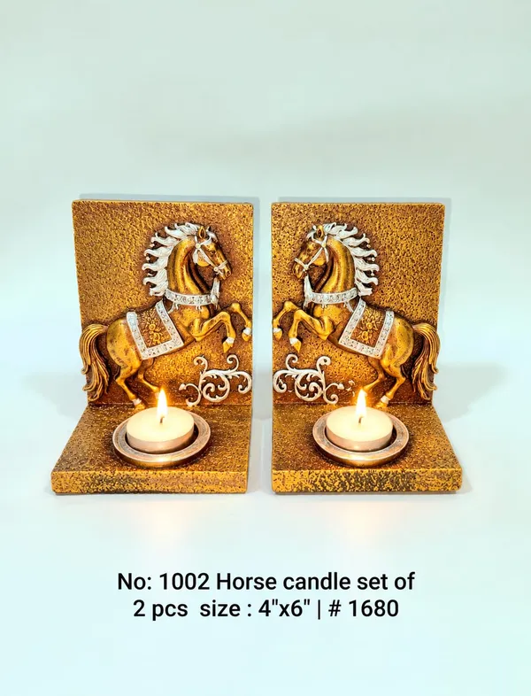 RUNNING_HORSE_CANDLE_SET