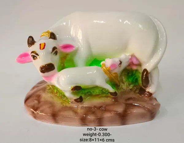 White_Cow_And_Calf_Statue_Cow_And_Calf_Statue_For_Bringing_Happiness_N_Prosperity_In_Your_Home_10_X_5_X_7_Cm