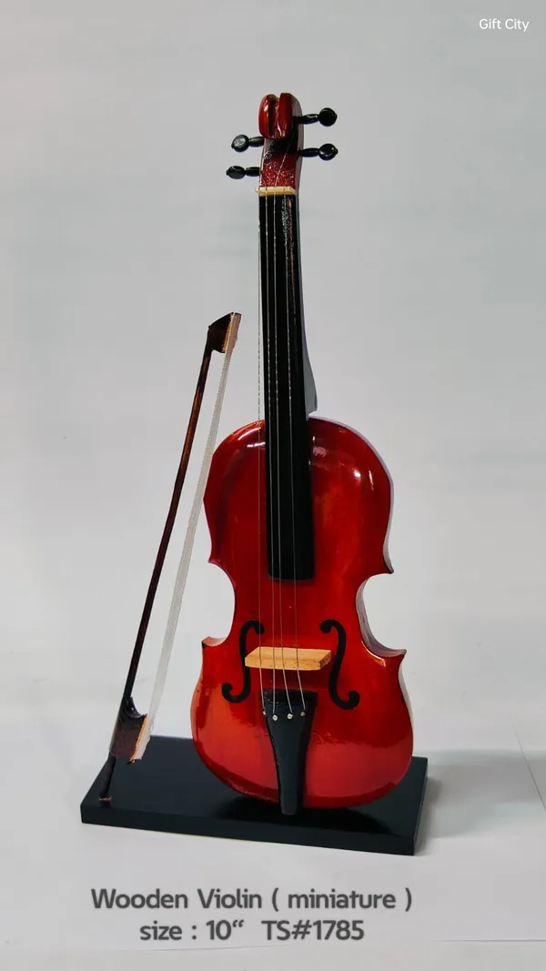 Red_Wooden_Violin_Miniature_Wooden_Violin_Miniature_For_Home_Decor_&_Gifting_5.5_X_11_X_23_Cm