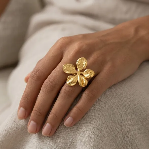 Gold_Toned_Floral_Statement_Ring_For_Women