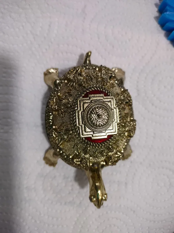 Brass_Ashtalakshmi/Ashta_Lakshmi_on_Tortoise_Meru_Shree_Yantra_