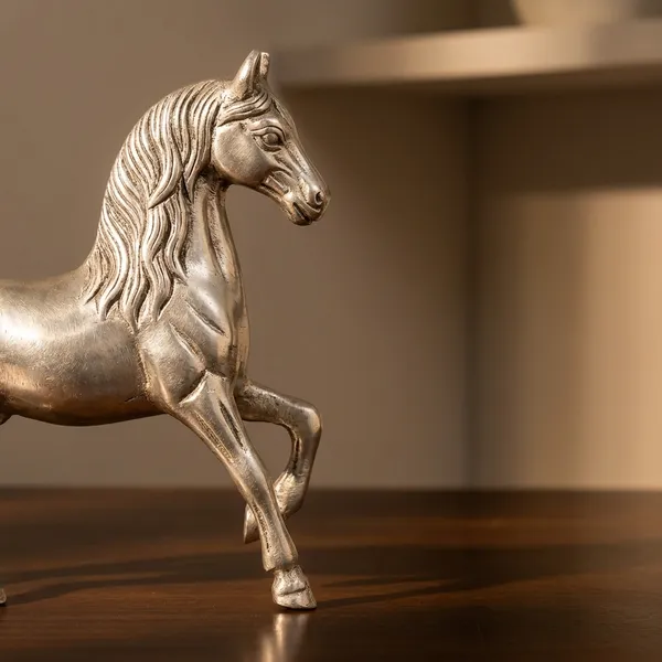 Silver_Horse_Decorative_Figurine___Elegant_Prancing_Horse_Showpiece