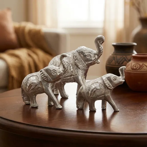 Decorative_Silver_Elephant_Figurines_Set_Of_3