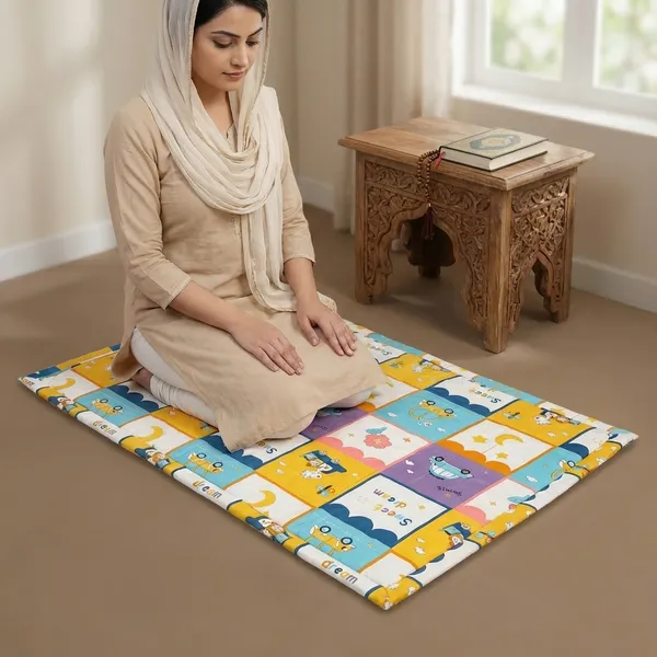 Multicolour_Corai_Grass_Cotton_&_Polyester_Flour_Mat_For_Kids