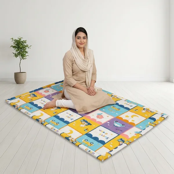 Multicolour_Corai_Grass_Cotton_&_Polyester_Flour_Mat_For_Kids